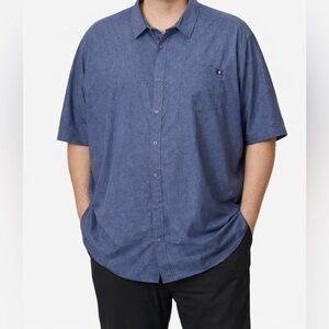 Marmot Men’s Aerobora Navy Casual Button Down Shirt